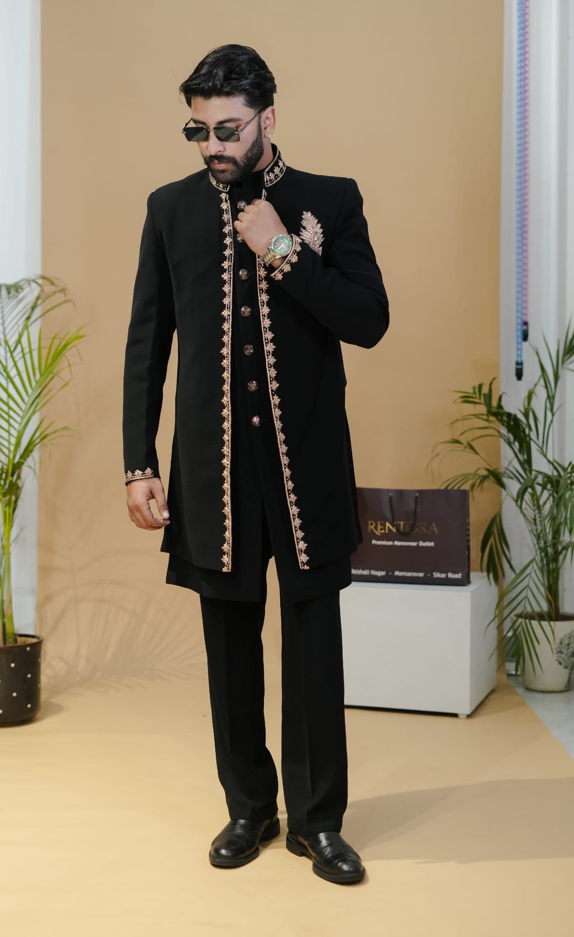 Indowestern Zerdozi Golden