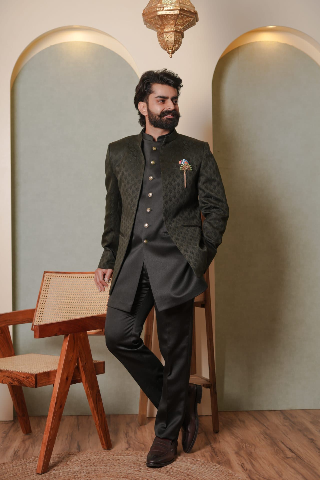 Indowestern Short Lightgreen