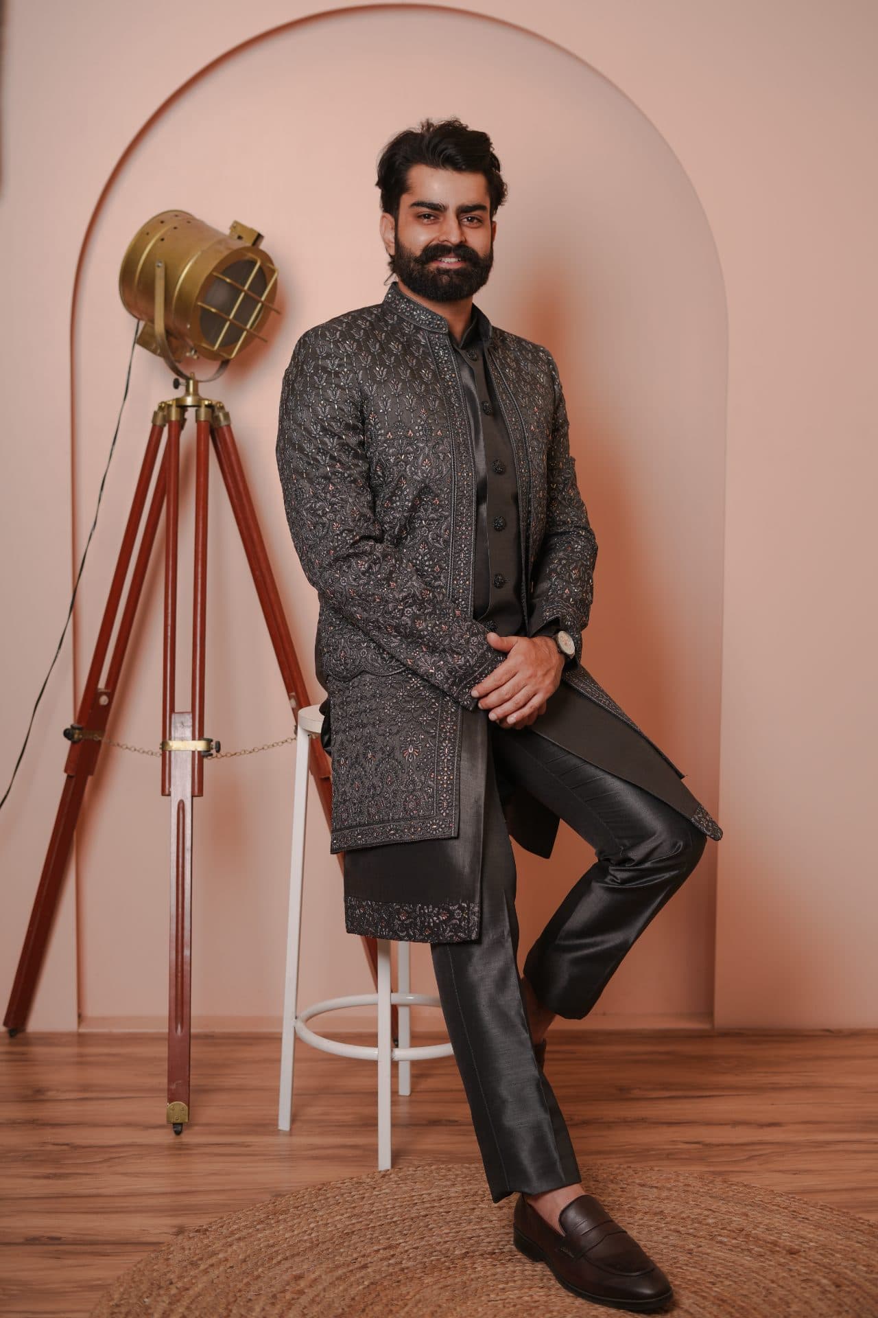 Indowestern-3Layer-Dakgrey
